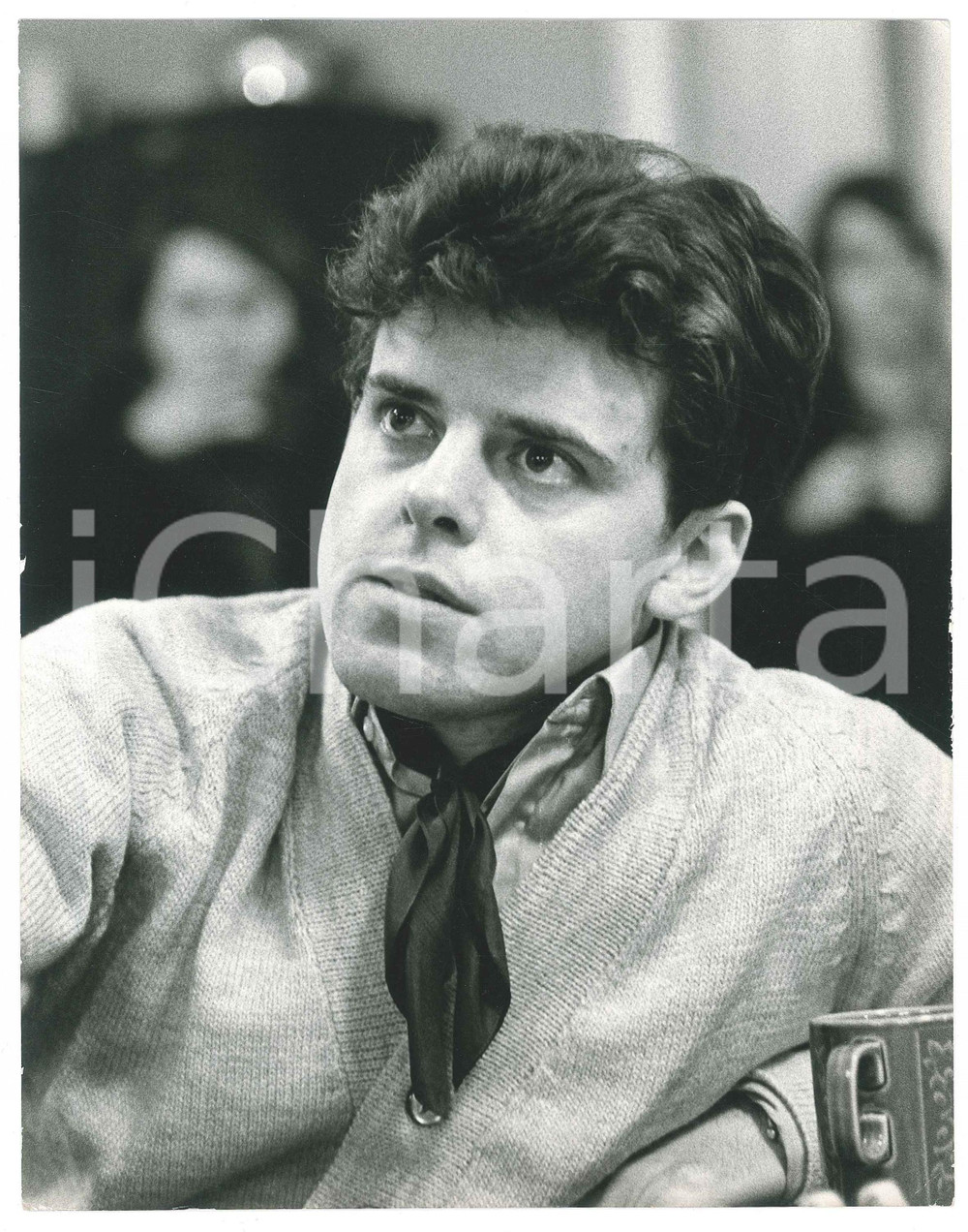 Fotografia d epoca originale 1972 MUSICA UK  David John MUNROW Ritratto del flautista  Foto 19x24 cm 1