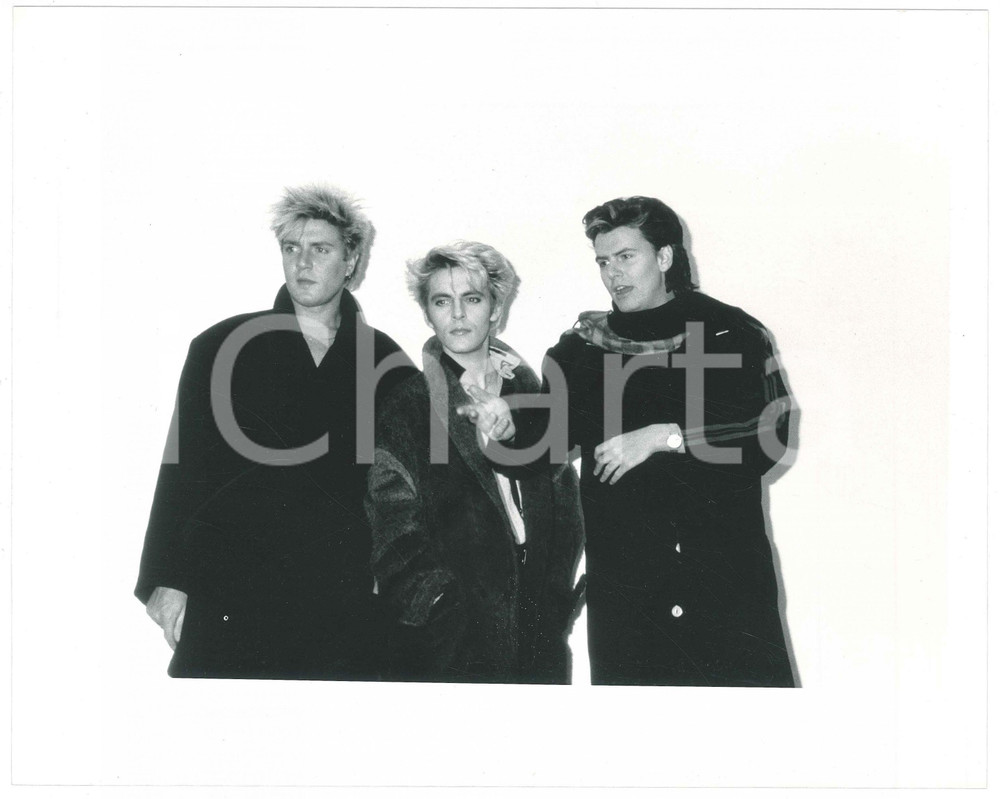 Fotografia d epoca originale 1985 ca ITALIA  MUSICA Band DURAN DURAN  Ritratto  Foto 25x20 cm 1
