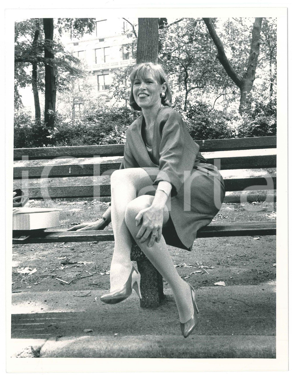 Fotografia d epoca originale 1988 USA Ivy GUNTER Portrait of the amputee fashion model  Photo 17x23 cm 2 1