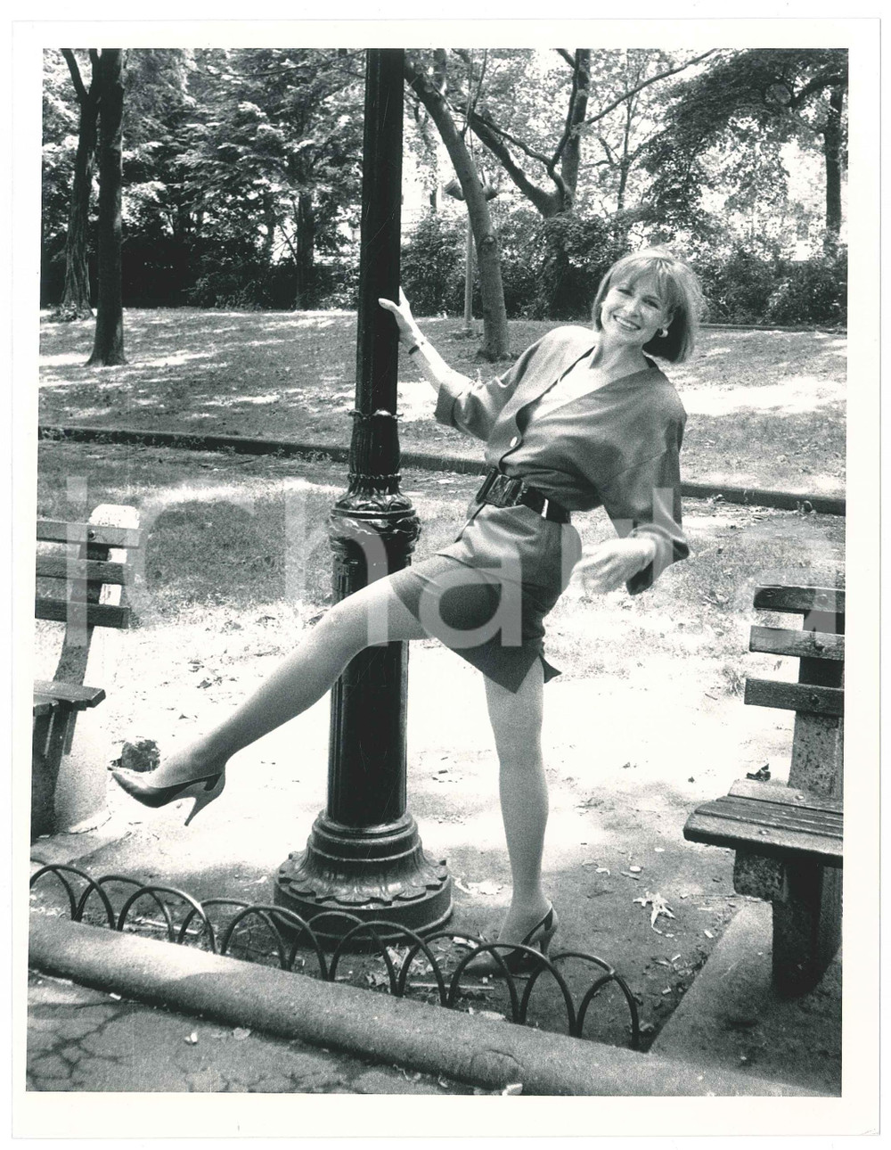 Fotografia d epoca originale 1988 USA Ivy GUNTER Portrait of the amputee fashion model  Photo 17x23 cm 3 1