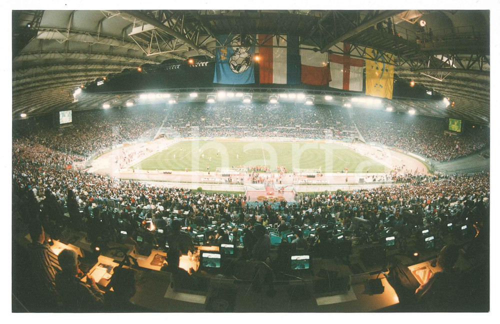 Fotografia d epoca originale 1997 ROMA Calcio ITALIA  INGHILTERRA 00 Stadio Olimpico  Foto 20x12 cm 1