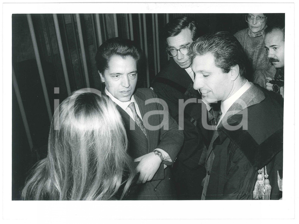 Fotografia d epoca originale 1987 MILANO Processo VERDIGLIONE Armando VERDIGLIONE Salvatore CATALANO Foto 1 1