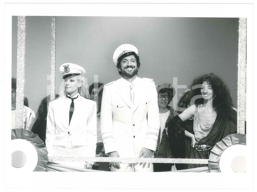 Fotografia d epoca originale 1983 RAI FANTASTICO 4 Gigi PROIETTI Heather PARISI Teresa DE SIO Foto 24x18 1 1