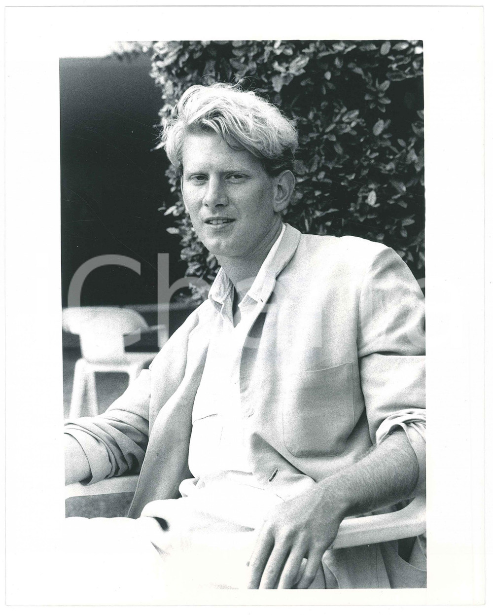 Fotografia d epoca originale 1985 ca CINEMA James WILBY Ritratto dell attore  Foto 20x25 cm 10 1