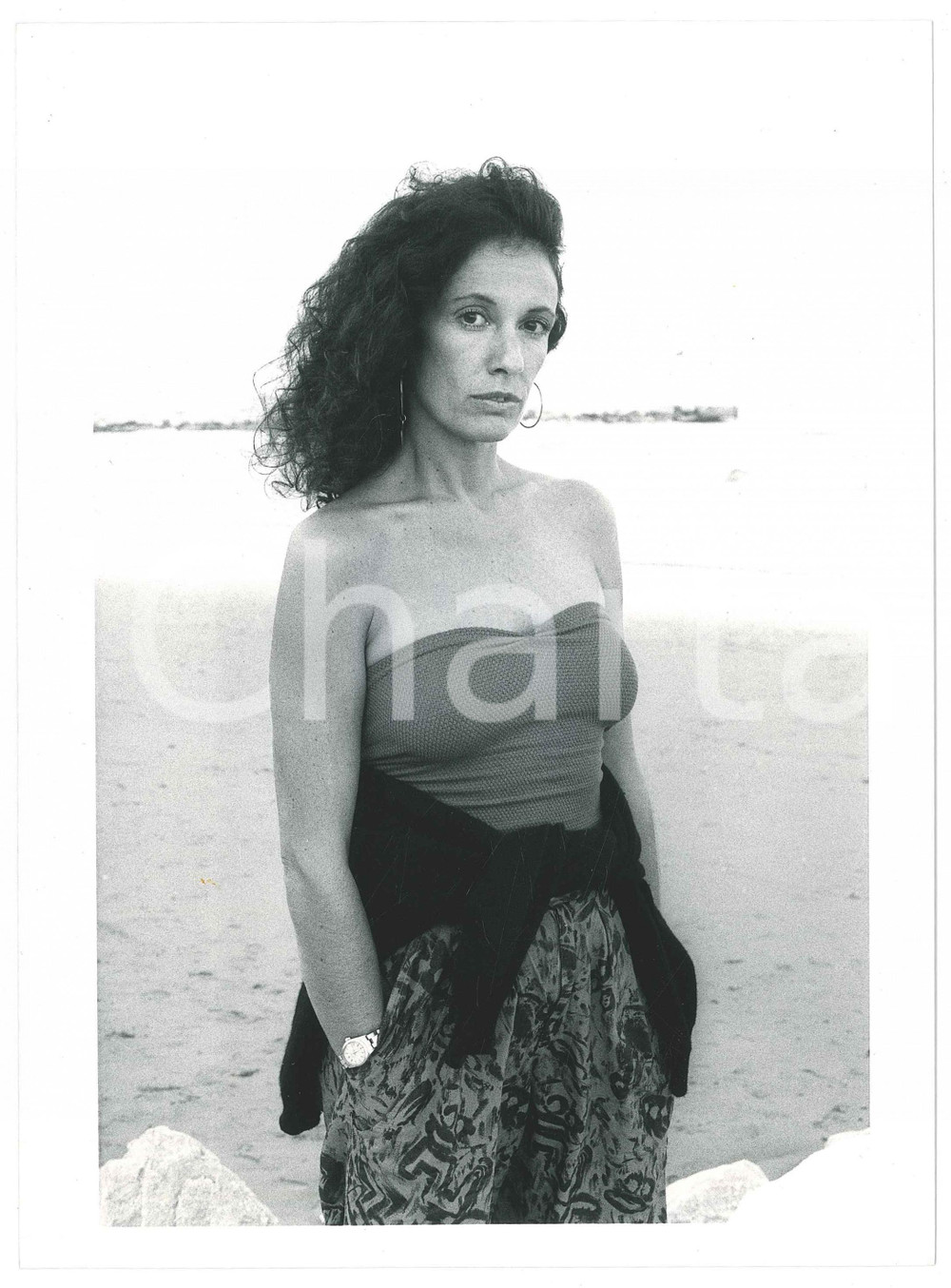 Fotografia d epoca originale 1985 ca ITALIA  CINEMA Valeria D OBICI Ritratto dell attrice  Foto 18x24 cm 1