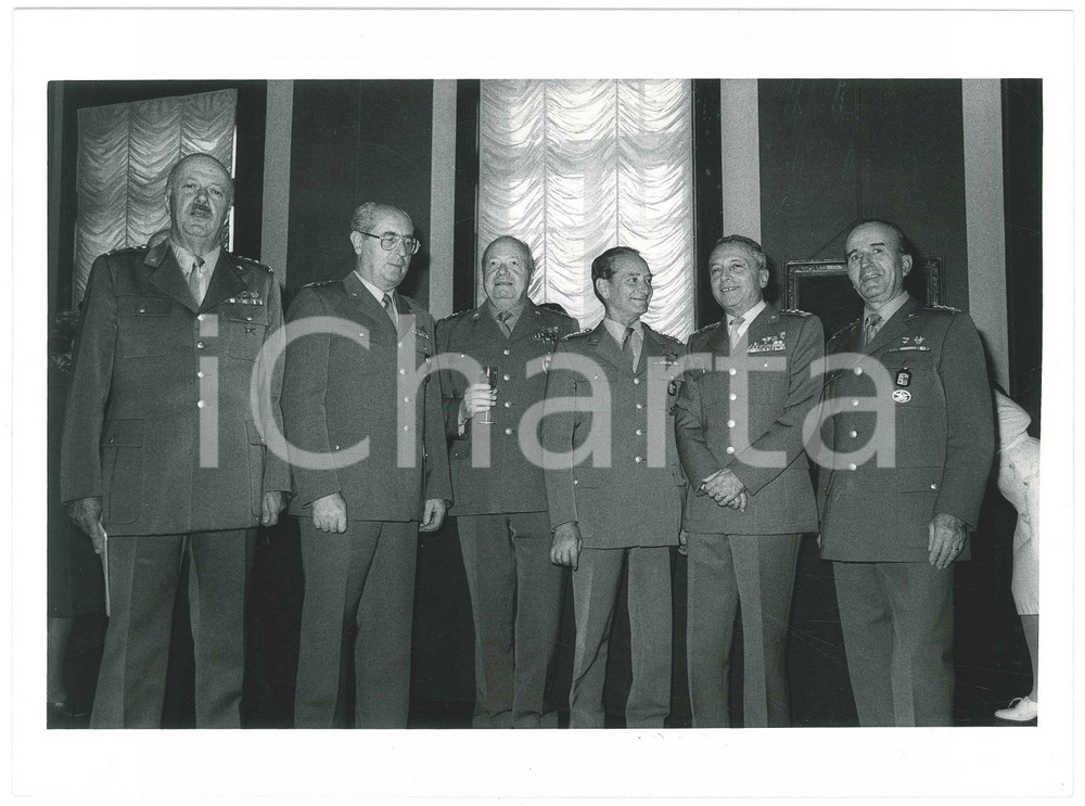 Fotografia d epoca originale 1990 ca ESERCITO ITALIANO Domenico CORCIONE Giorgio DONATI Pietro MURARO Foto 1
