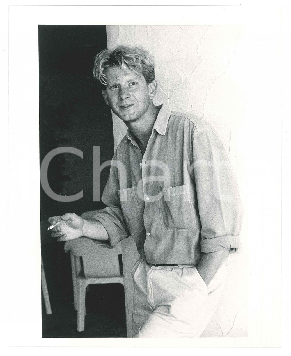 Fotografia d epoca originale 1985 ca CINEMA James WILBY Ritratto dell attore  Foto 20x25 cm 5 1