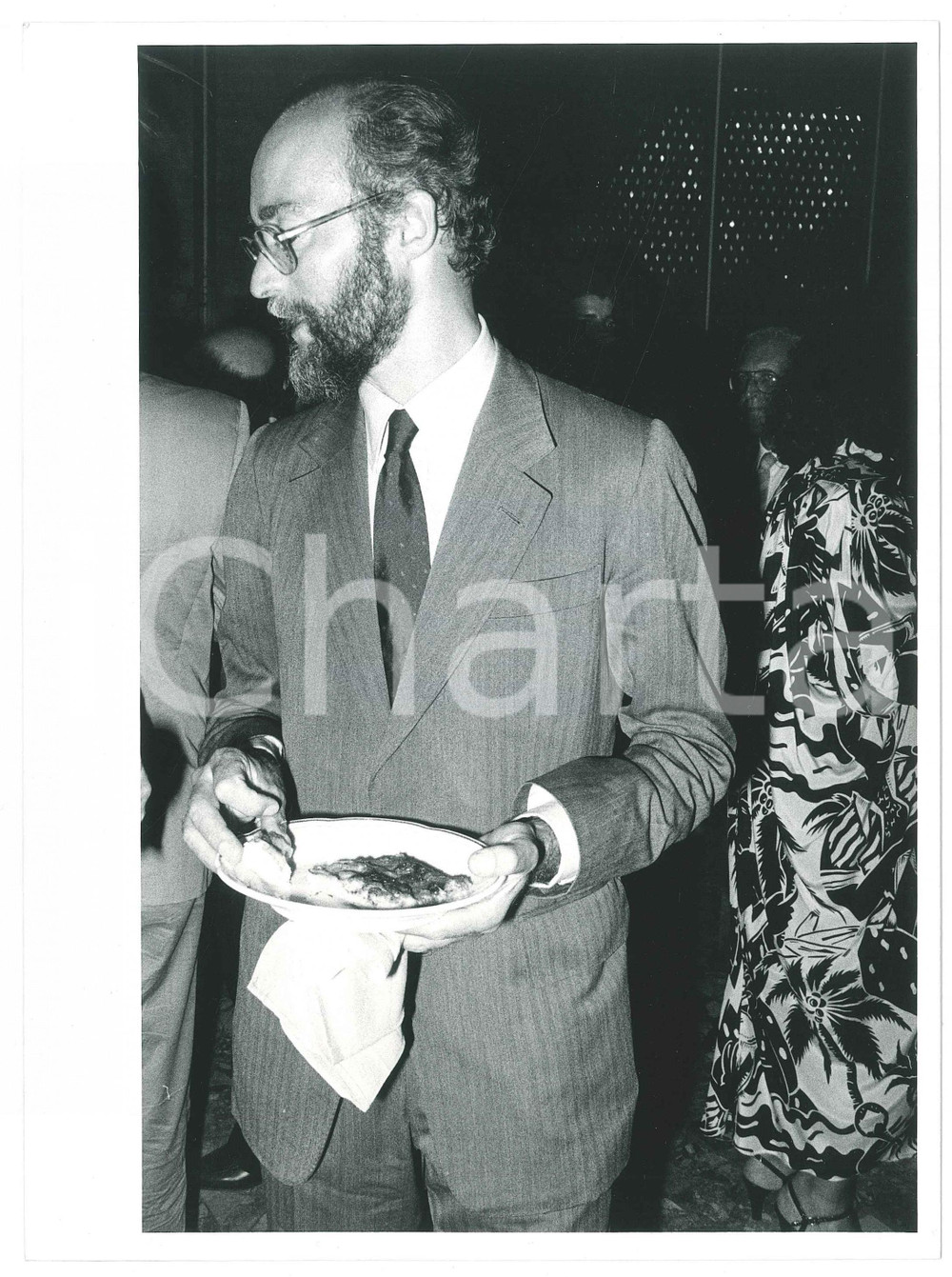 Fotografia d epoca originale 1985 ca CINEMA  GAUMONT Nicolas SEYDOUX Ritratto del regista  Foto 18x24 cm 1