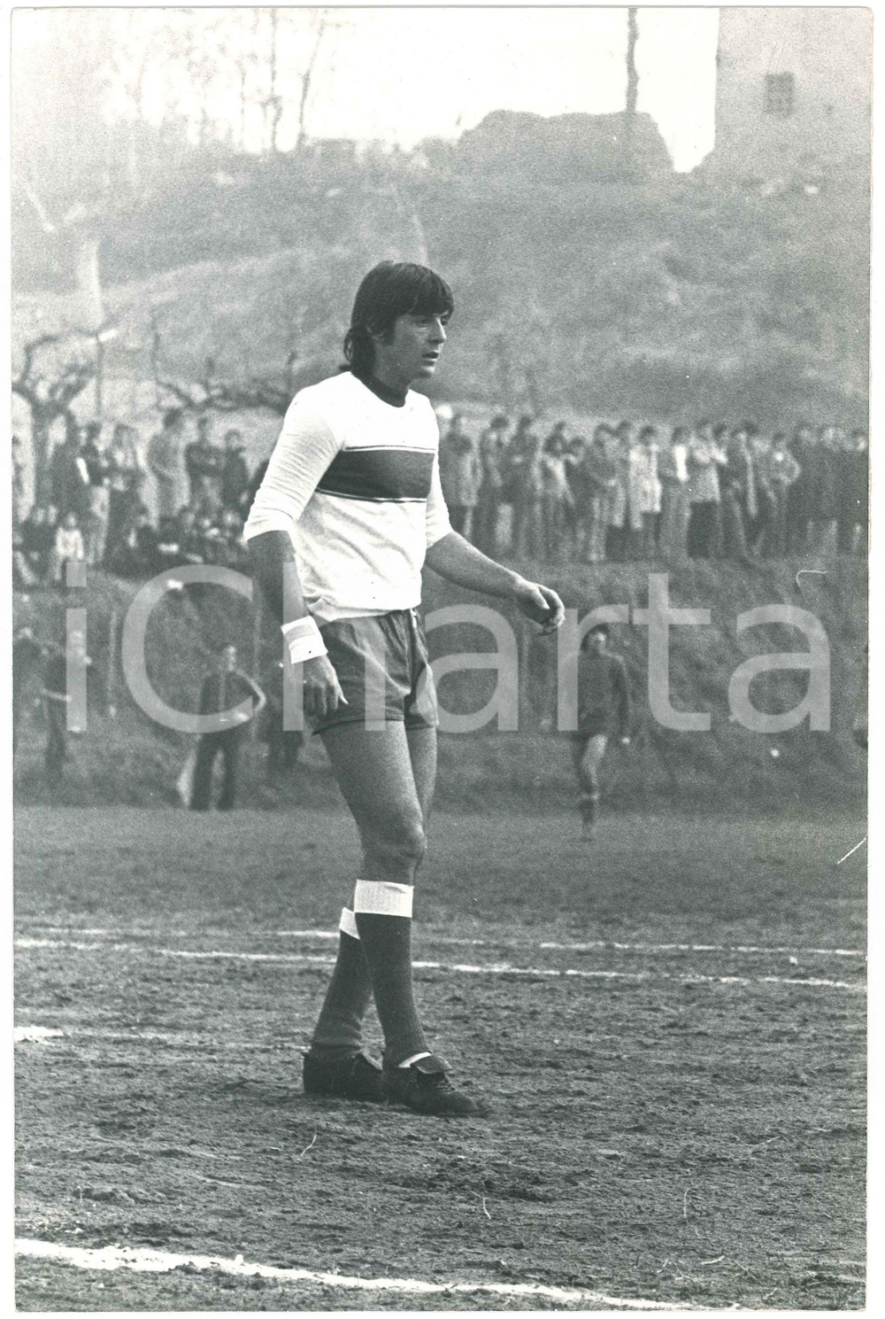 Fotografia d epoca originale 1970 ca ITALIA Adriano PANATTA  Partita di calcio 10 Foto 20x30 cm 1