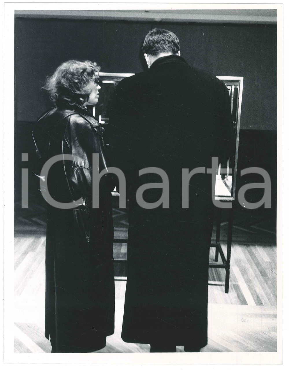 Fotografia d epoca originale 1989 NEW YORK CHRISTIE S Susan SARANDON Tim ROBBINS a un asta pro AIDS 3 1