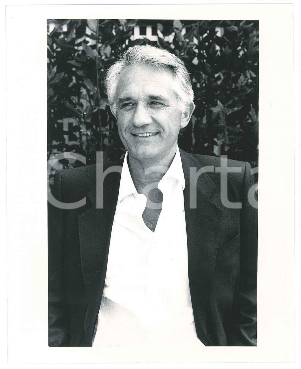 Fotografia d epoca originale 1985 ca COSTUME ITALIA Giornalista RAI Carlo FUSCAGNI  Ritratto Foto 20x25 1 1