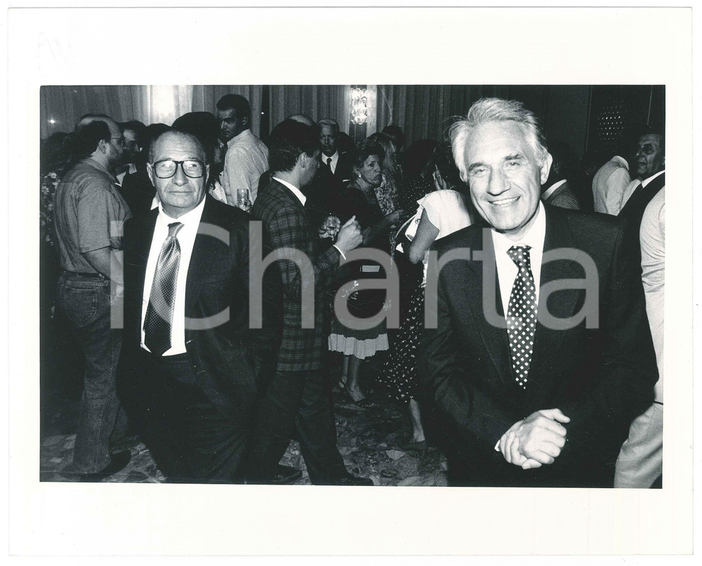 Fotografia d epoca originale 1985 ca COSTUME ITALIA RAI Carlo FUSCAGNI Gian Paolo CRESCI Foto 25x20 cm 1