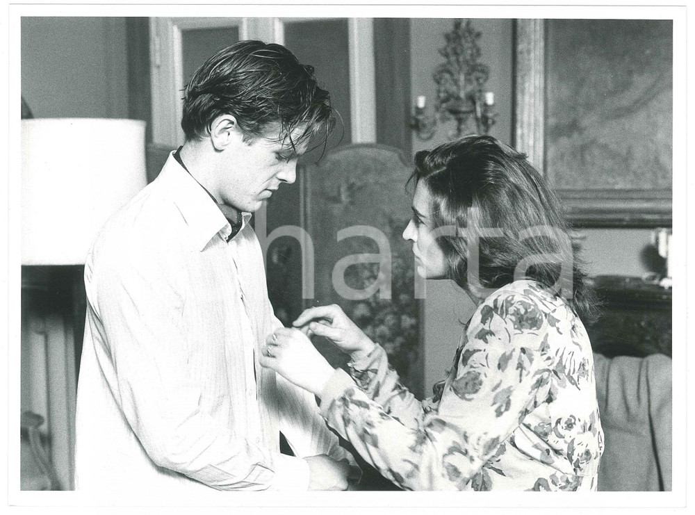 Fotografia d epoca originale 1987 CINEMA Le lunghe ombre Gianfranco MINGOZZI  Tobias HOESL Lina SASTRI 8 1
