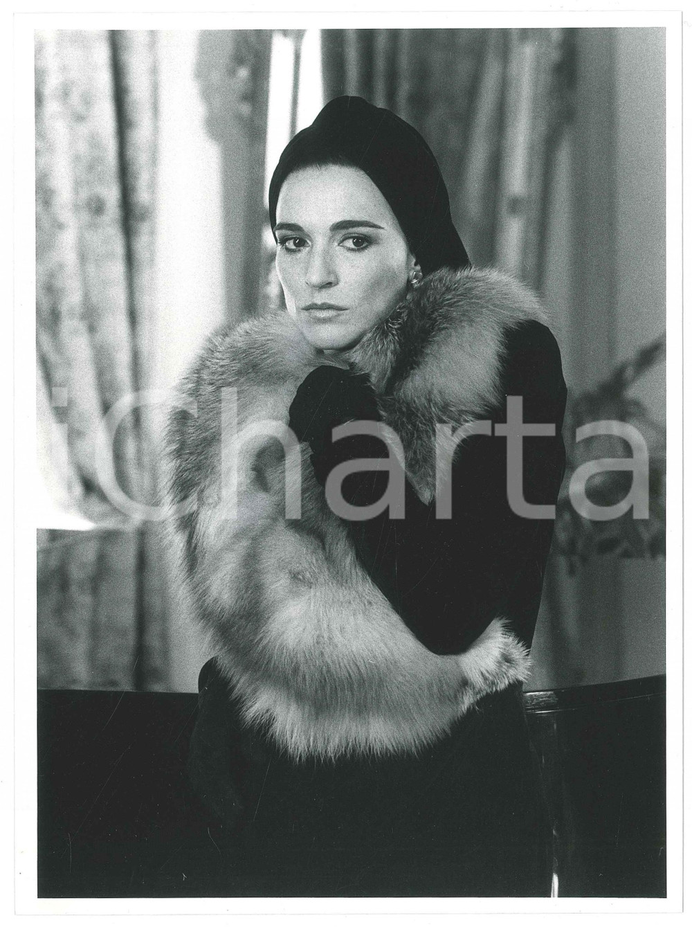 Fotografia d epoca originale 1987 CINEMA Le lunghe ombre  Lina SASTRI Ritratto  Foto 18x24 cm 4 1