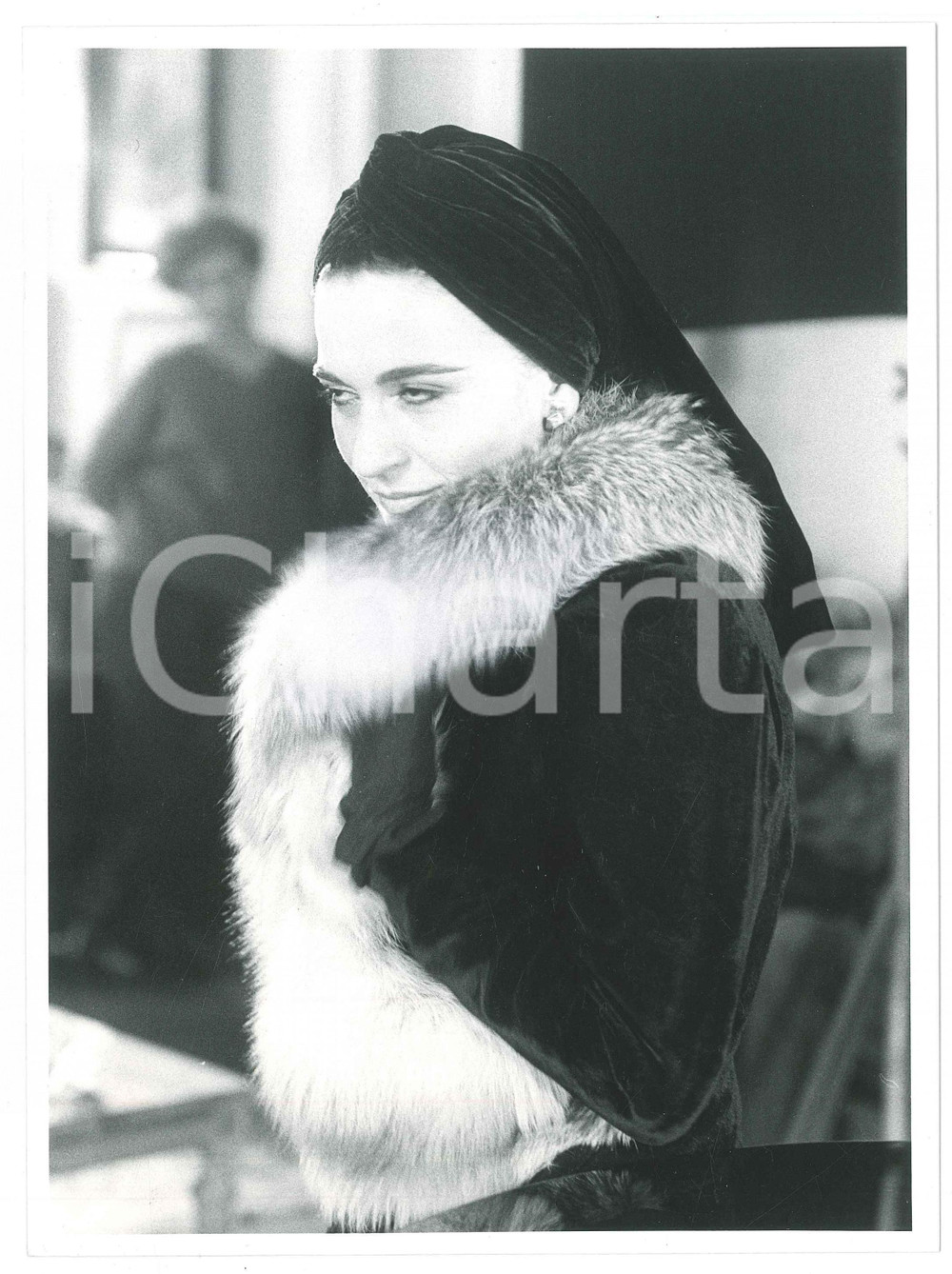 Fotografia d epoca originale 1987 CINEMA Le lunghe ombre  Lina SASTRI Ritratto  Foto 18x24 cm 5 1