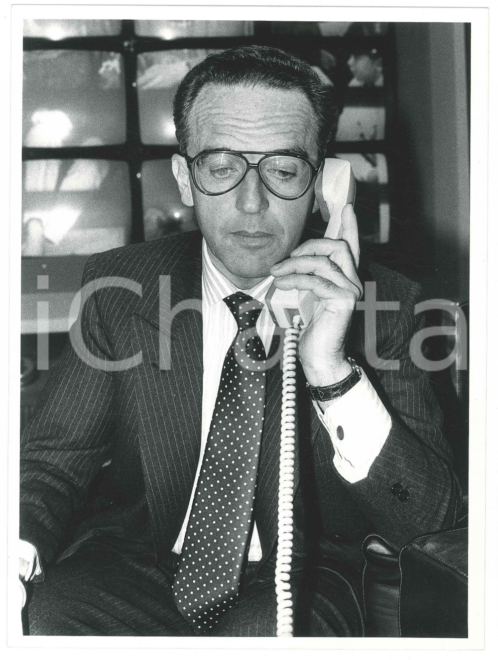 Fotografia d epoca originale 1990 ca COSTUME Finanziere Francesco MICHELI  Ritratto  Foto 18x24 cm 2 1