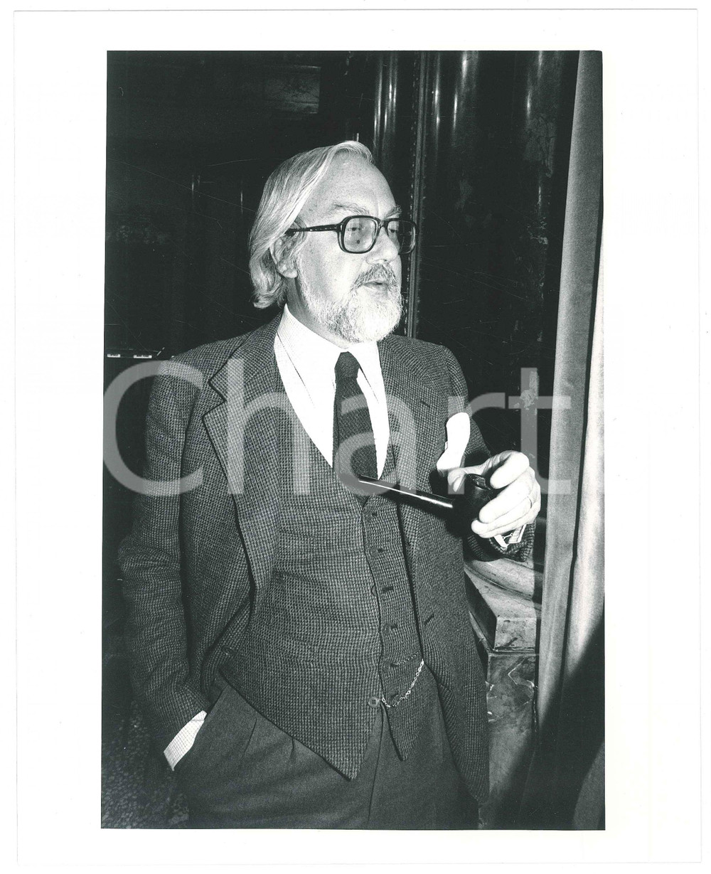 Fotografia d epoca originale 1985 ca MILANO Convegno IL SOLE 24 ORE  Pier Giusto JAEGER  Foto 20x25 cm 3 1