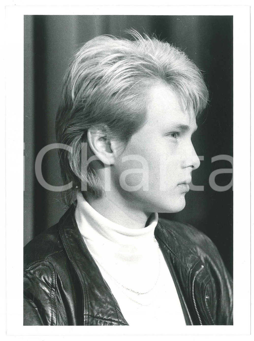 Fotografia d epoca originale 1984 FESTIVAL DI CANNES Michal SKOLIMOWSKI Michael LYNDON  Ritratto Foto 1