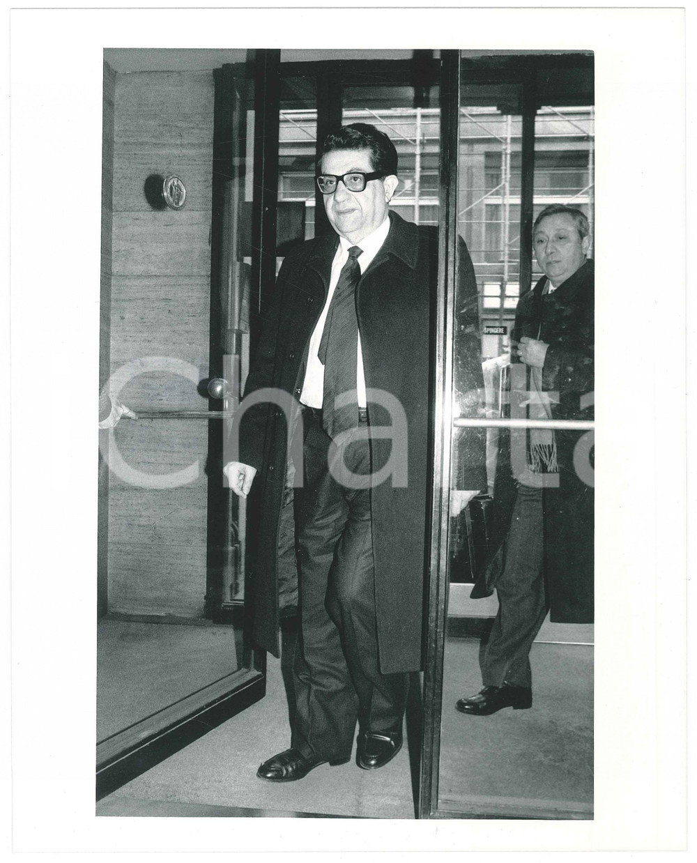 Fotografia d epoca originale 1988 ? MILANO Camera di Commercio  Ministro Antonio LA PERGOLA Foto 20x25 2 1