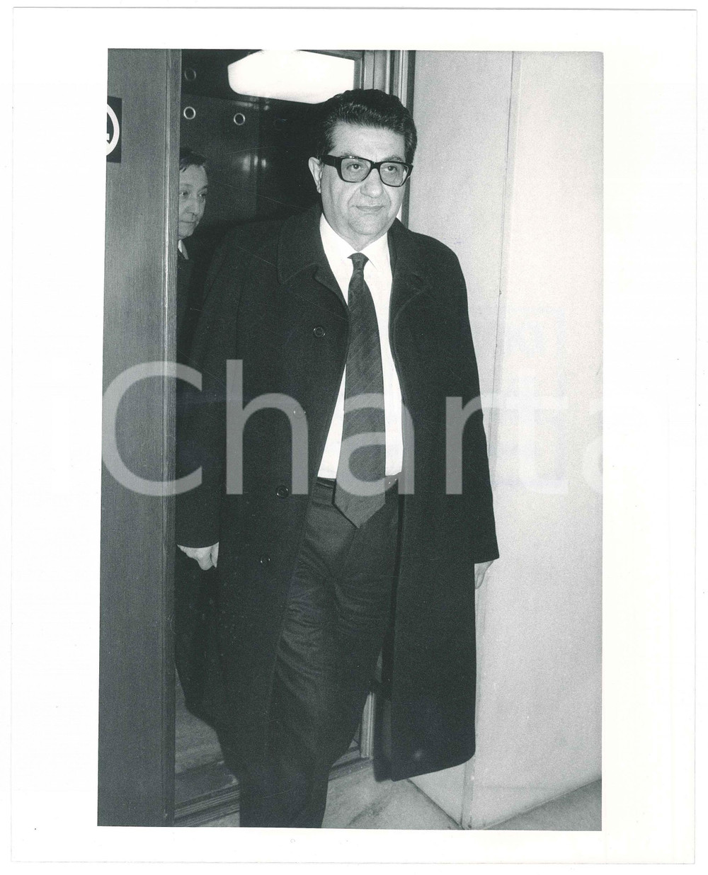 Fotografia d epoca originale 1988 ? MILANO Camera di Commercio  Ministro Antonio LA PERGOLA Foto 20x25 4 1
