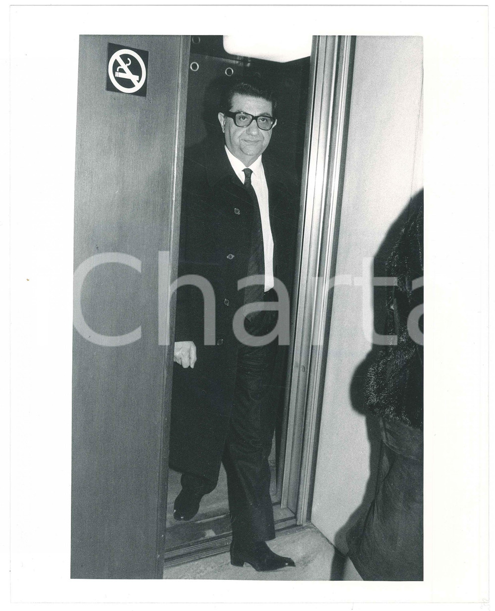 Fotografia d epoca originale 1988 ? MILANO Camera di Commercio  Ministro Antonio LA PERGOLA Foto 20x25 5 1