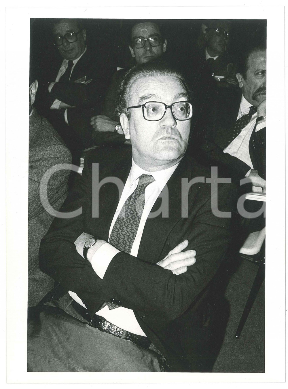 1985 ca PARTITO LIBERALE ITALIANO Egidio STERPA Politico PLI Foto 18x24 cm