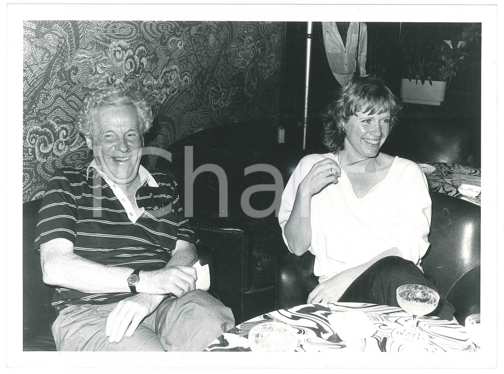Fotografia d epoca originale 1985 ca CINEMA Erland JOSEPHSON Liv ULLMAN Foto 24x18 cm 1