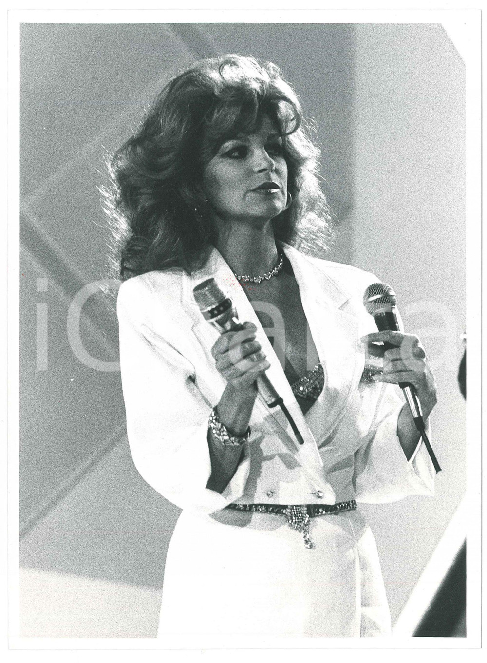 Fotografia d epoca originale 1985 ca ITALIA  MUSICA Ritratto di MILVA Foto 18x24 cm 1 1