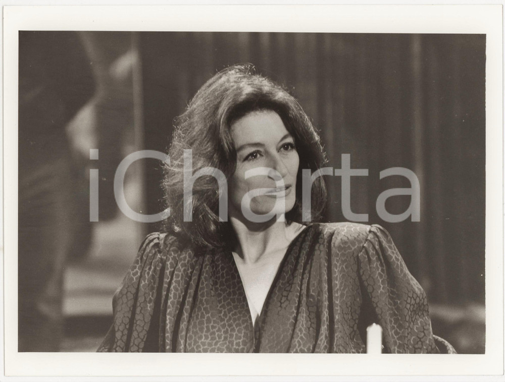 Fotografia d epoca originale 1983 RAI DUE  BLITZ Anouk AIMÃ‰E Ritratto dell attrice  Foto 24x18 cm 1 1