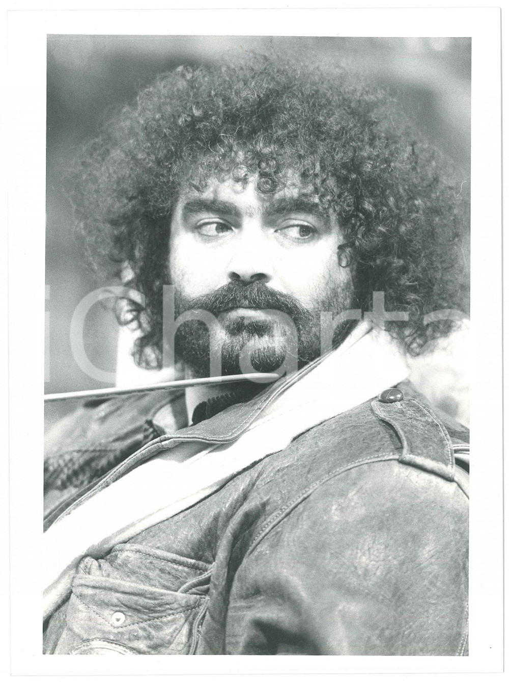 Fotografia d epoca originale 1983 ? Test  Gioco per conoscersi  Diego ABATANTUONO  Foto 18x24 cm 1 1