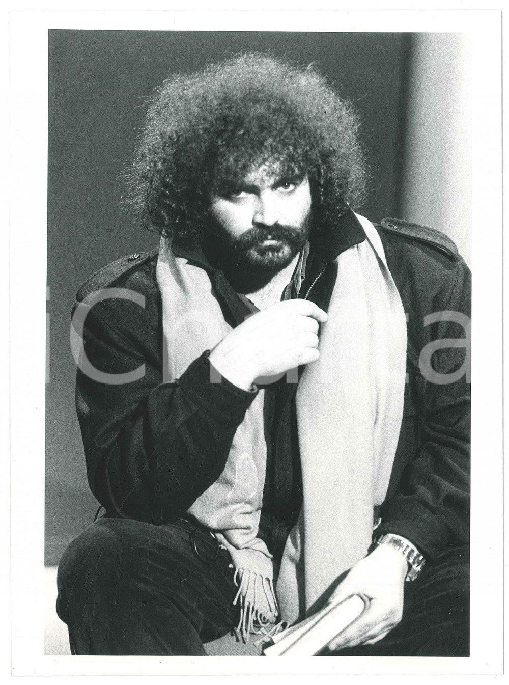 Fotografia d epoca originale 1985 ca CINEMA ITALIA  Diego ABATANTUONO Ritratto dell attore  Foto 18x24 2 1