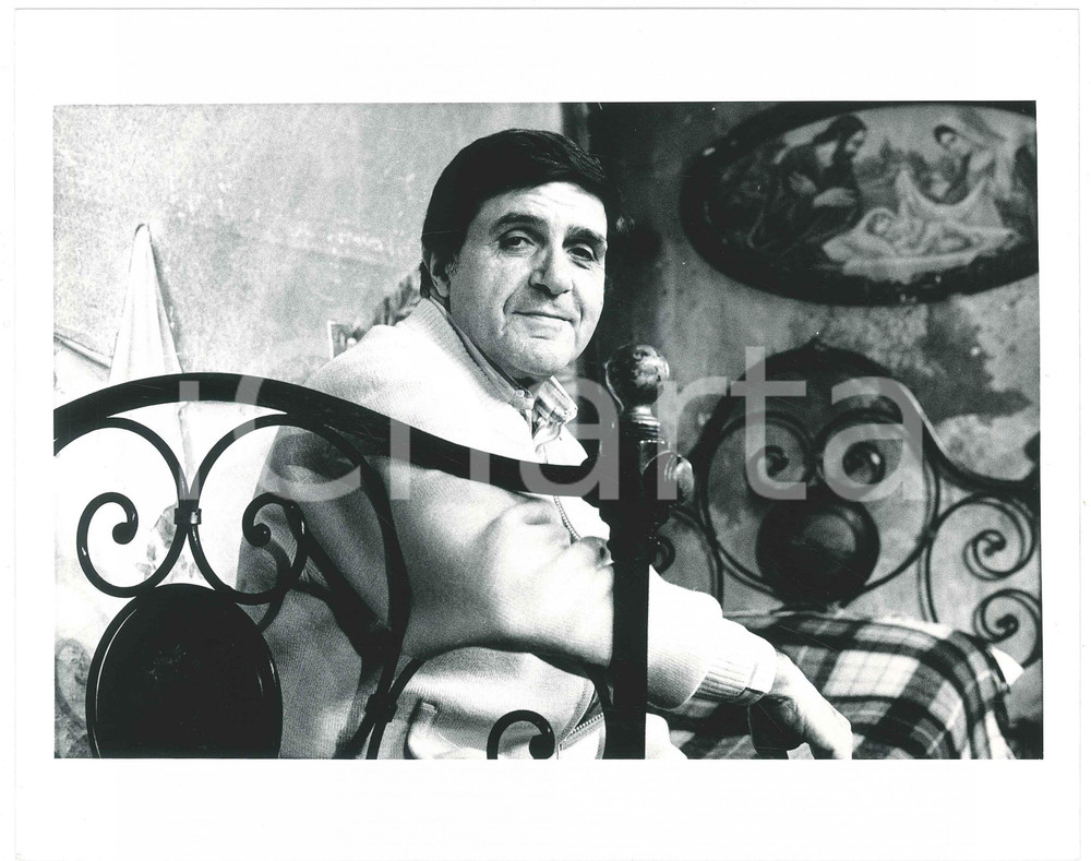 Fotografia d epoca originale 1988 TEATRO A che servono questi quattrini? Aldo GIUFFRÃ‰ durante le prove 8 1