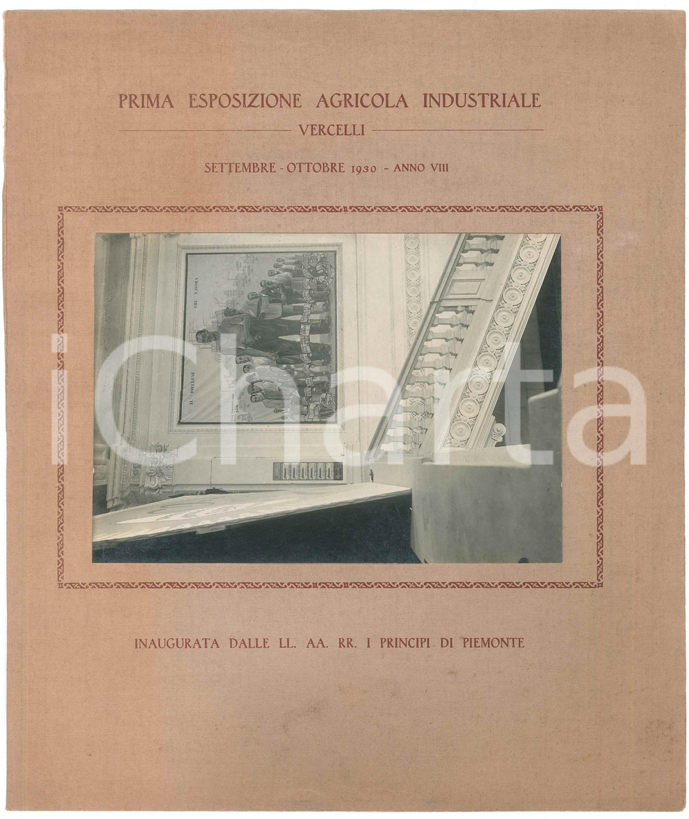 1930 VERCELLI Prima Esposizione Agricola Industriale - Biellese che lavora FOTO