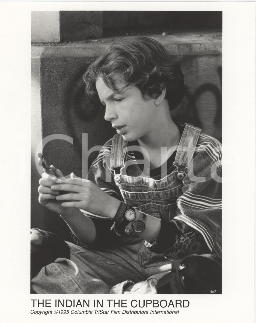 Materiale cinematografico d’epoca 1995 The Indian in the Cupboard  Hal SCARDINO e LITEFOOT  Foto 20x25 cm 1