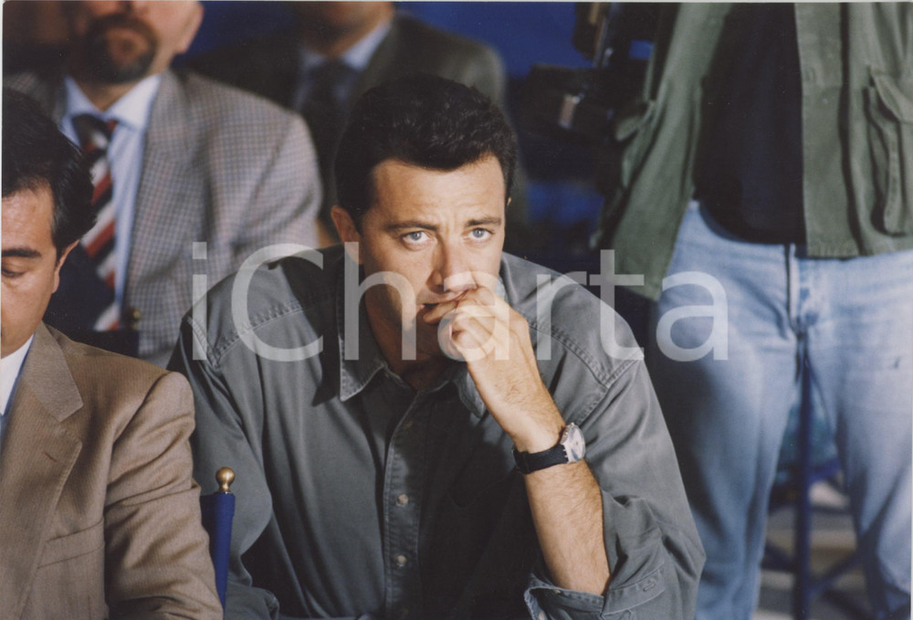 Materiale cinematografico d’epoca 1998 RAI Fiction Trenta righe per un delitto  Luca BARBARESCHI Ritratto Foto 1
