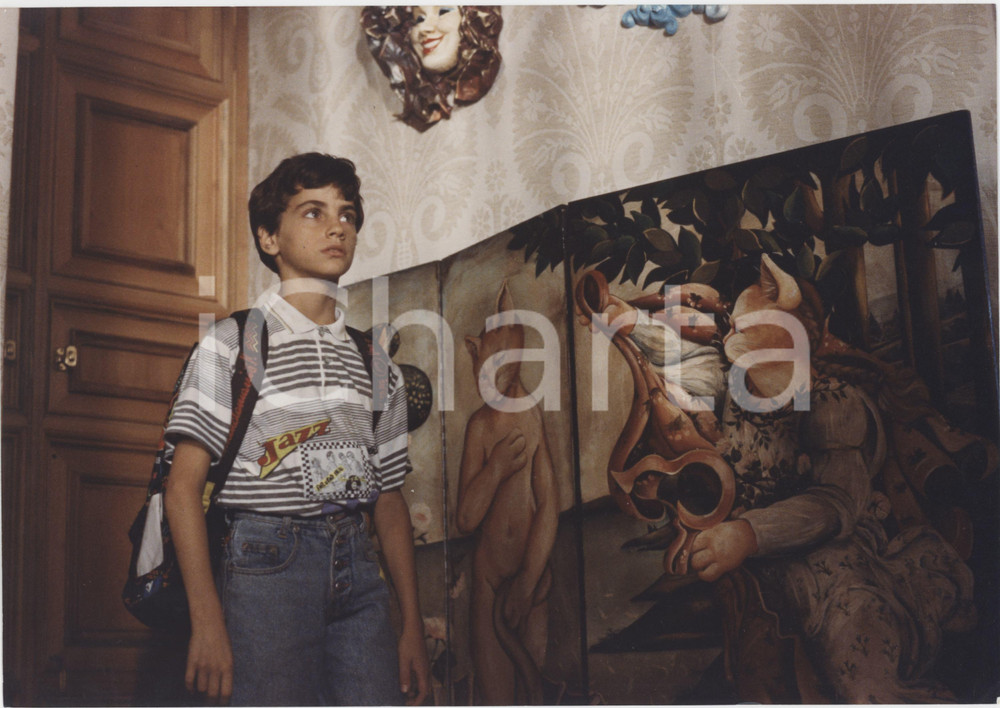 Materiale cinematografico d’epoca 1992 CINEMA La corsa dell innocente Manuel COLAO Ritratto  Foto 25x18 cm 1