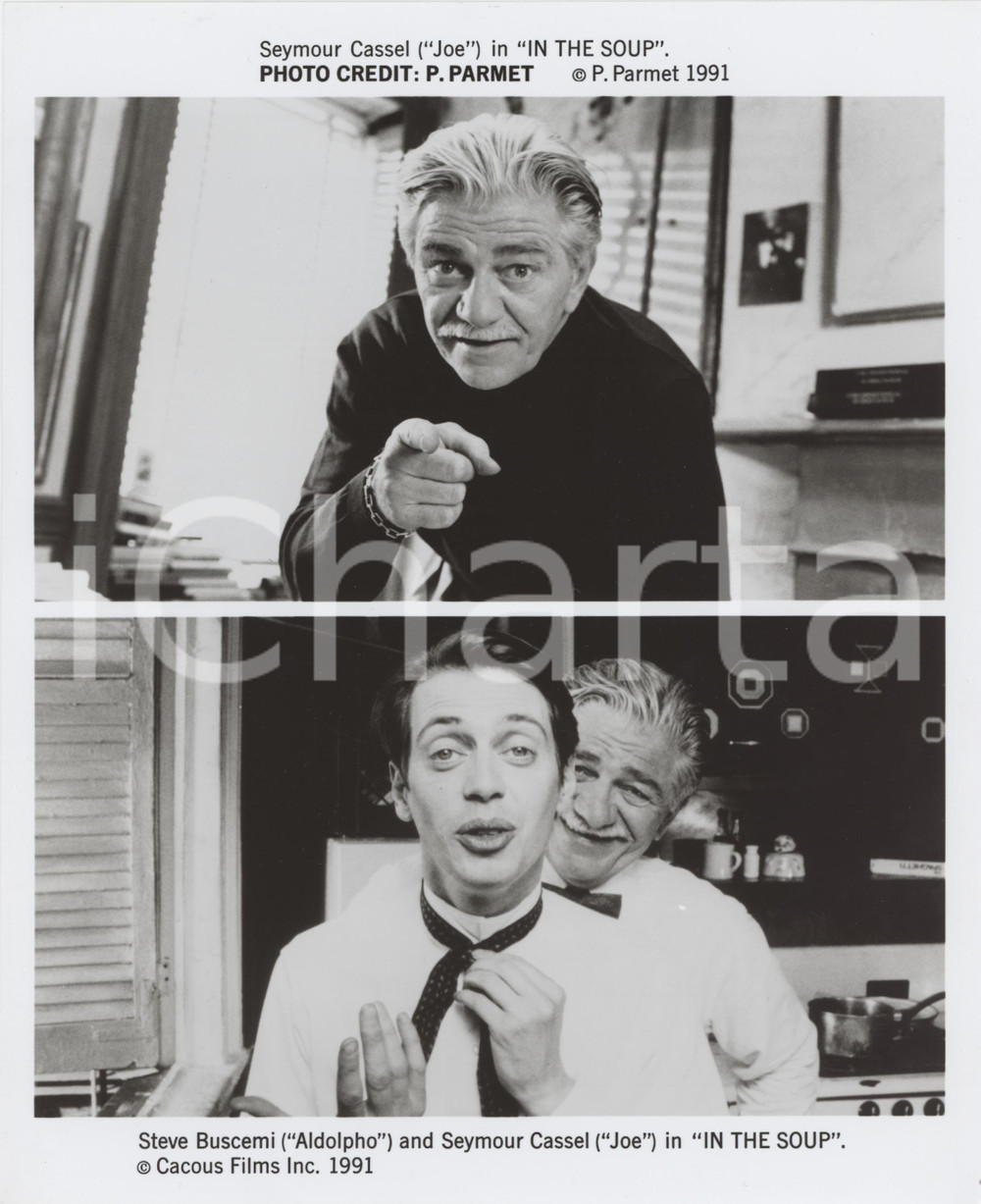 Materiale cinematografico d’epoca 1992 CINEMA In the Soup  Seymour CASSEL Steve BUSCEMI  Foto 20x25 cm 1