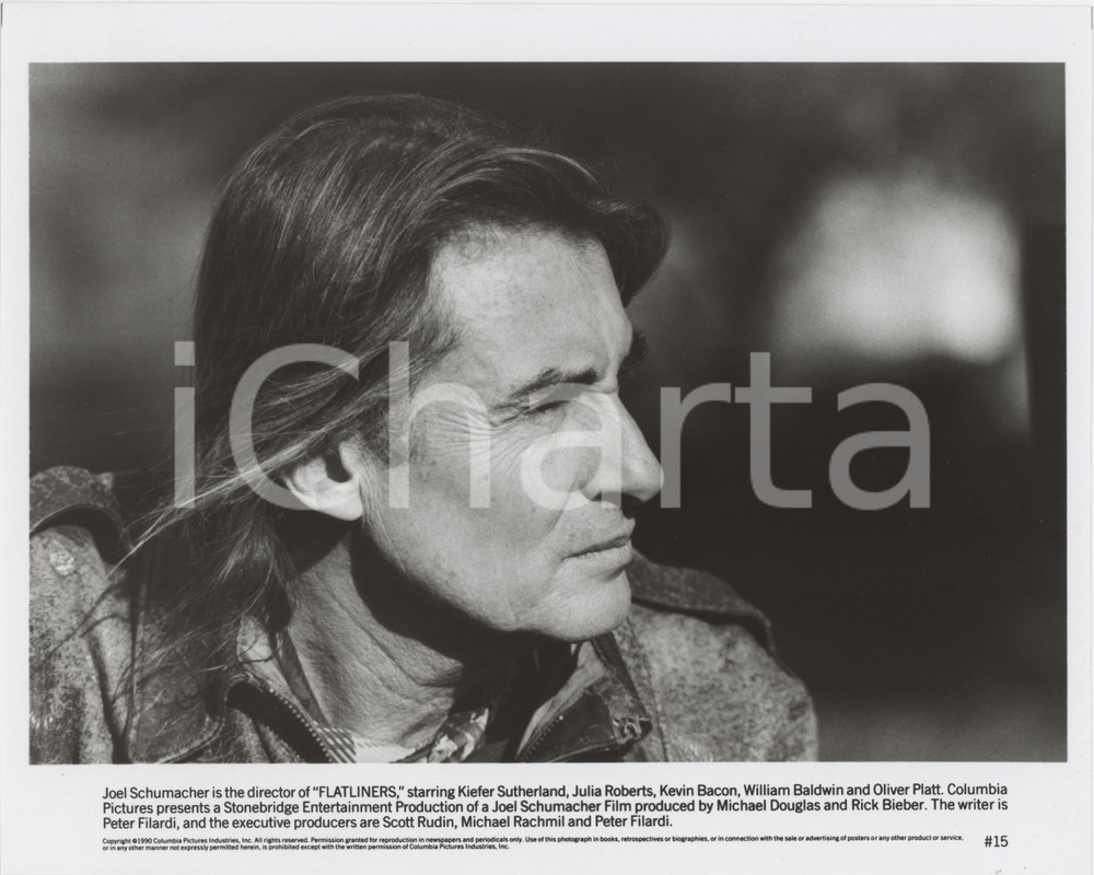 Materiale cinematografico d’epoca 1990 CINEMA Flatliners  Joel SCHUMACHER Ritratto del regista sul set  Foto 1