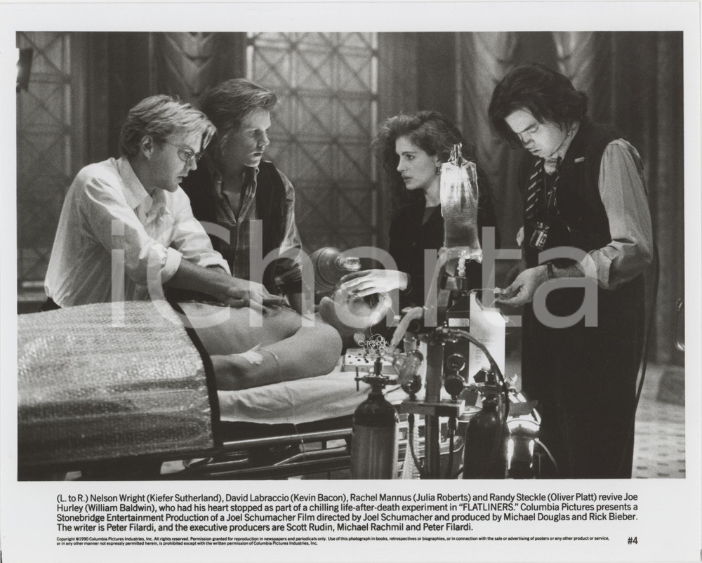 Materiale cinematografico d’epoca 1990 CINEMA Flatliners  Julia ROBERTS Kiefer SUTHERLAND Kevin BACON  Foto 1