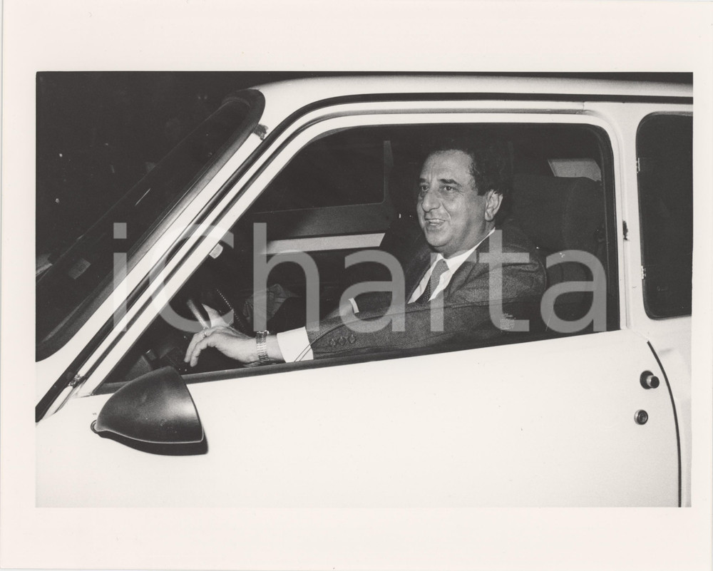Fotografia d epoca originale 1990 ca DEMOCRAZIA CRISTIANA Alberto GAROCCHIO Politico  Foto 25x20 cm 1 1