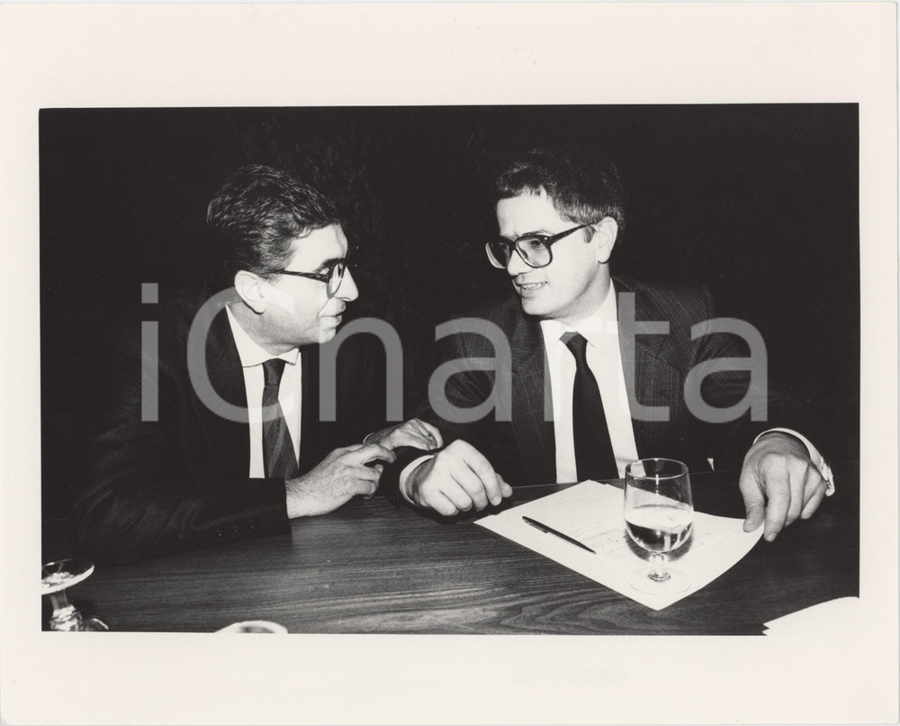 1985 ca DEMOCRAZIA CRISTIANA Massimo GARGIULO Gaetano MORAZZONI - Foto 25x20 cm
