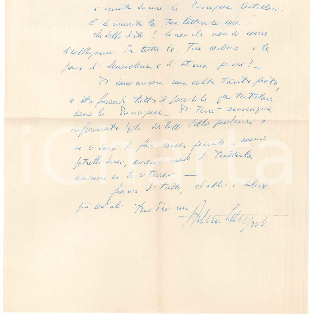 Autografo originale 1948 VENEZIA Lettera avv. Arturo SORGATO per ringraziamento  AUTOGRAFO 1