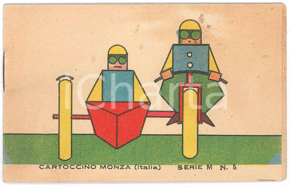 Libro, pubblicazione d epoca 1940 ca MONZA Editrice CARTOCCINO  Libretto da colorare per bambini 1