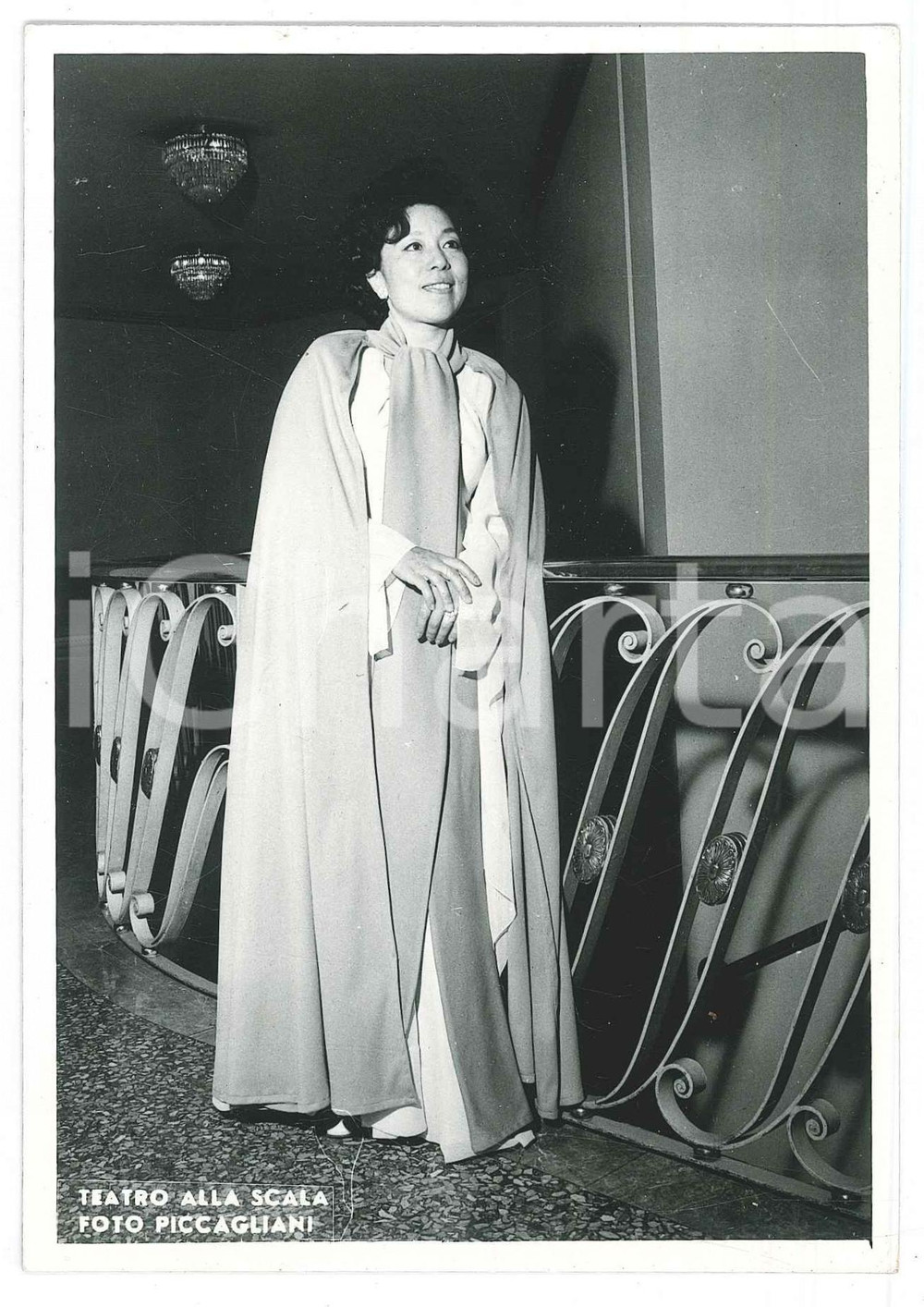 1975 ca MILANO Teatro alla Scala - Soprano Chitose MATSUMOTO - Foto 10x15 cm