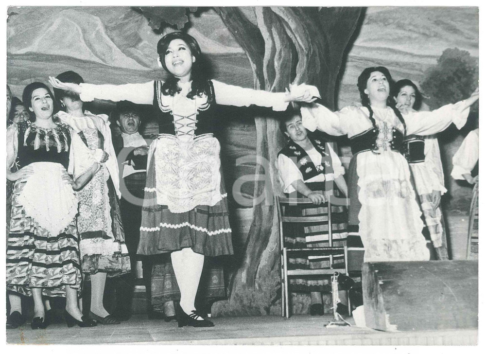 1965 LIRICA ITALIA - Soprano Chitose MATSUMOTO in scena - Foto 18x13 cm