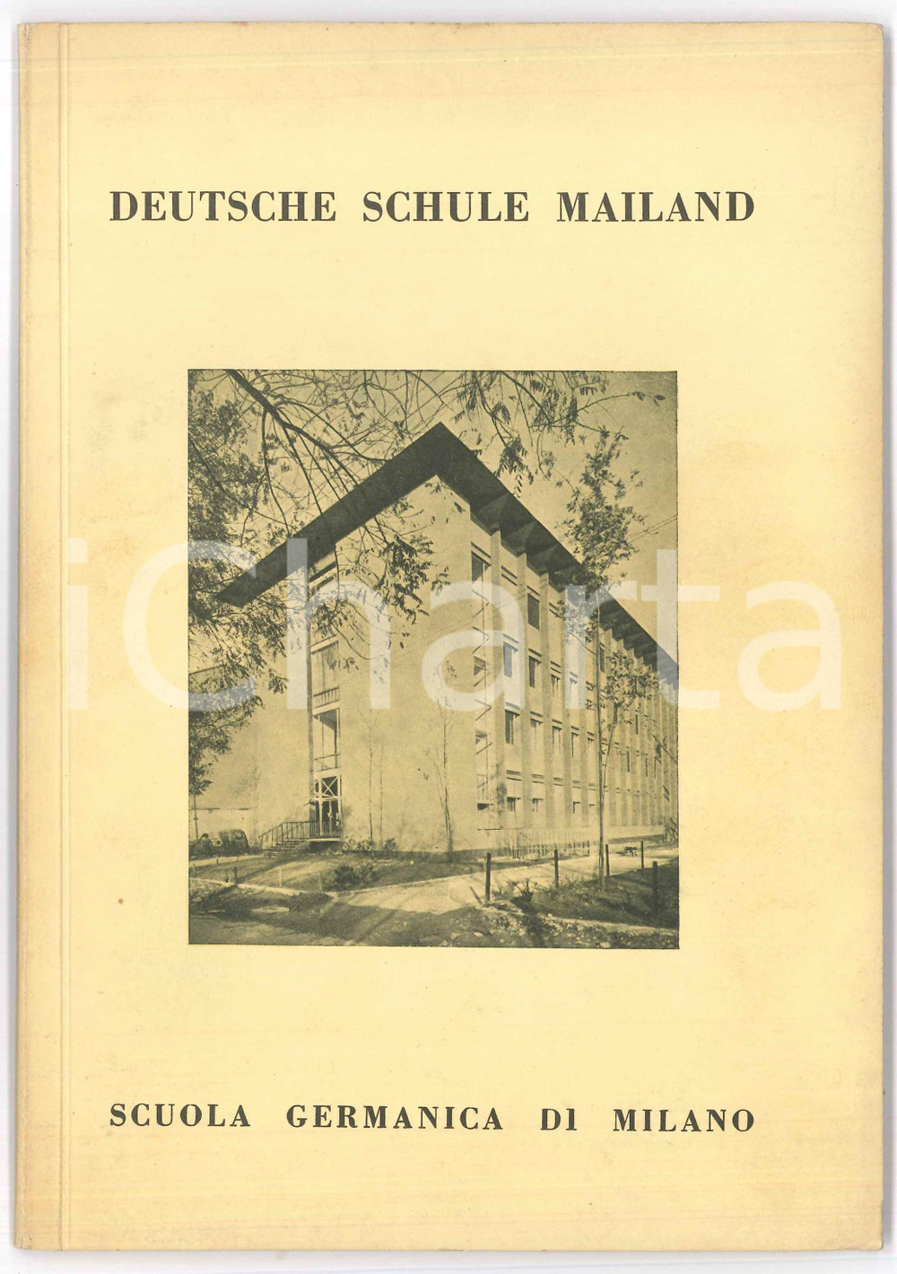 Libro, pubblicazione d epoca 1963/64 MILANO Scuola Germanica  DEUTSCHE SCHULE MAILAND  Jahrebericht 44 p. 1