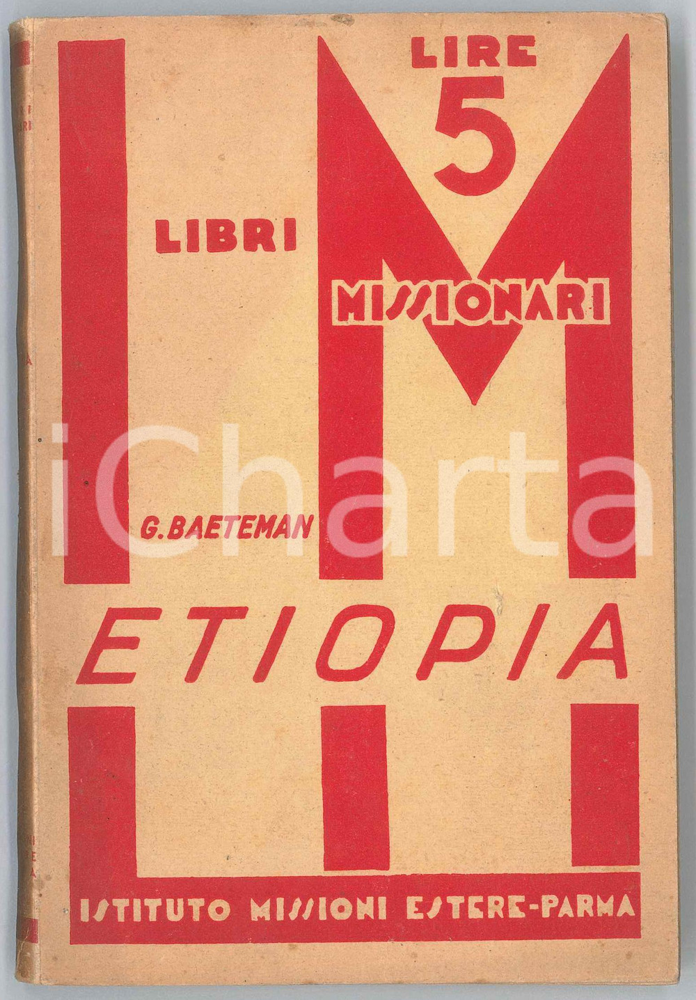 Libro, pubblicazione d epoca 1935 G. BAETEMAN Etiopia  LIBRI MISSIONARI 181 pp. 1