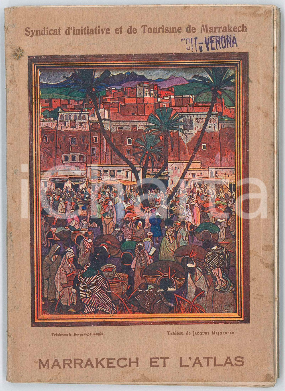 Libro, pubblicazione d epoca 1910 ca TOURISME MAROC  Marrakech et l Atlas  ILLUSTRE  80 pp. 1