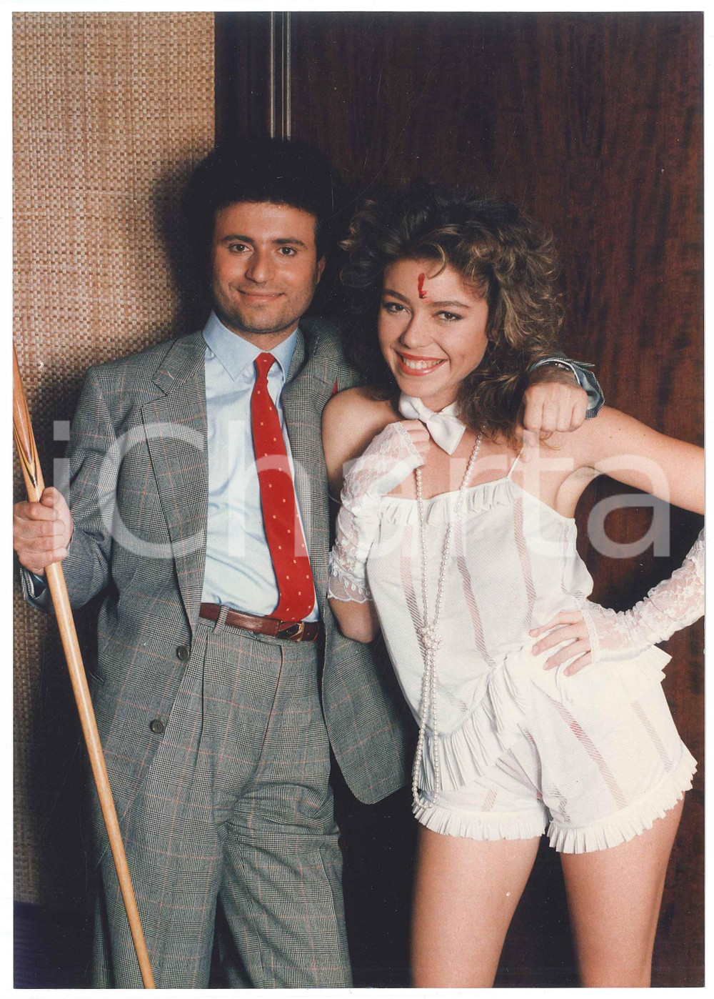 Fotografia d epoca originale 1987 CINEMA La Trasgressione Pierfrancesco CAMPANELLA Claudia CAVALCANTI Foto 1