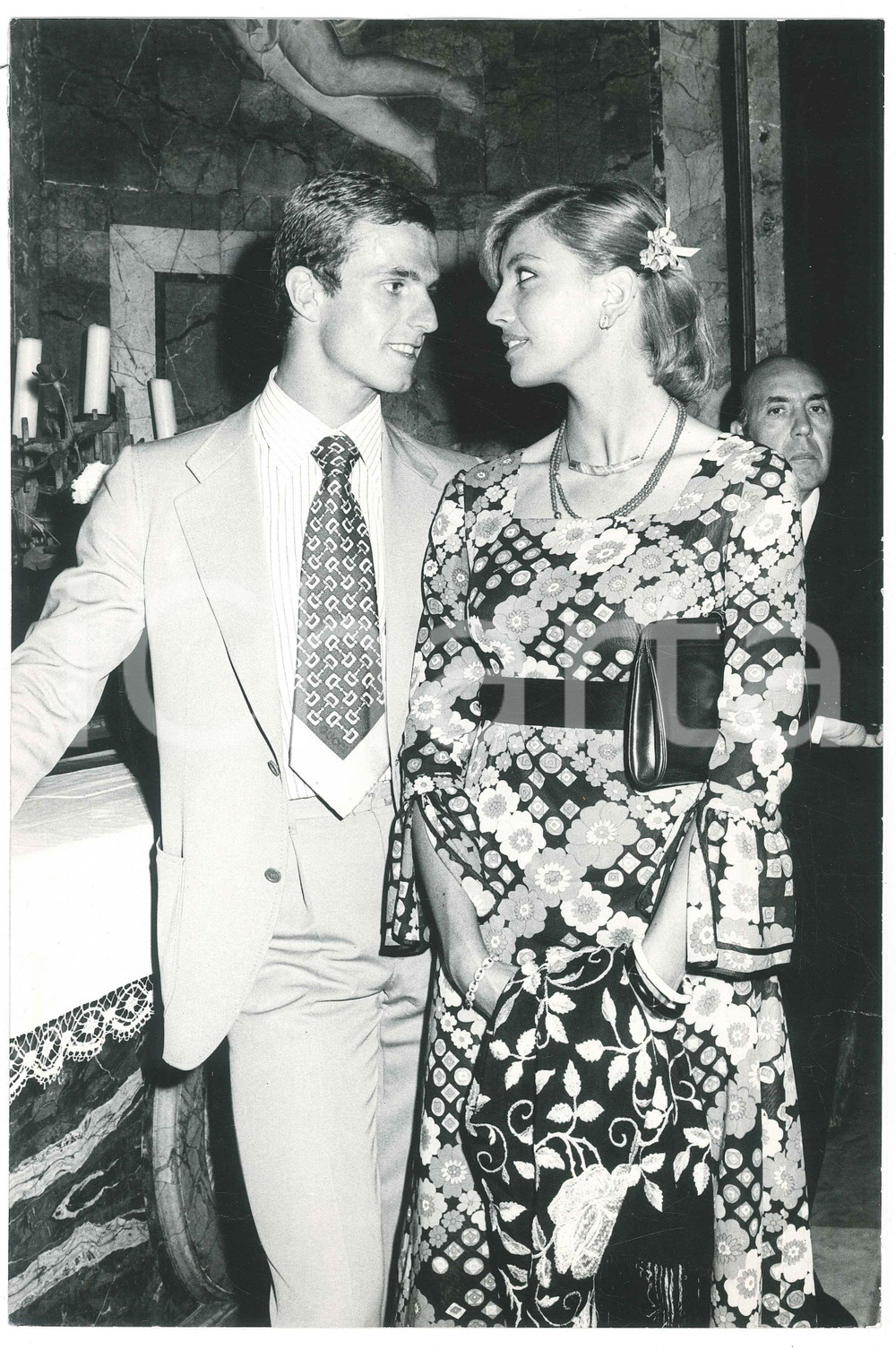 Fotografia d epoca originale 1978 COSTUME ITALIA Milly CARLUCCI fidanzata con Marcello GUARDUCCI Foto 2 1